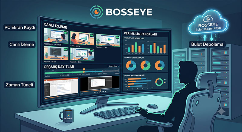 Pc ekran kaydı alma özelliği bosseye